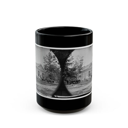 Bethel Church, Va. View Of The Church, Temporary Headquarters Of Gen. Ambrose E. Burnside (U.S. Civil War) Black Coffee Mug