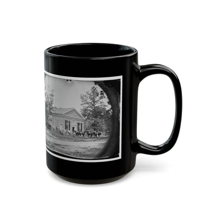 Bethel Church, Va. View Of The Church, Temporary Headquarters Of Gen. Ambrose E. Burnside (U.S. Civil War) Black Coffee Mug