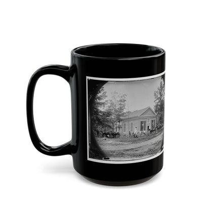 Bethel Church, Va. View Of The Church, Temporary Headquarters Of Gen. Ambrose E. Burnside (U.S. Civil War) Black Coffee Mug