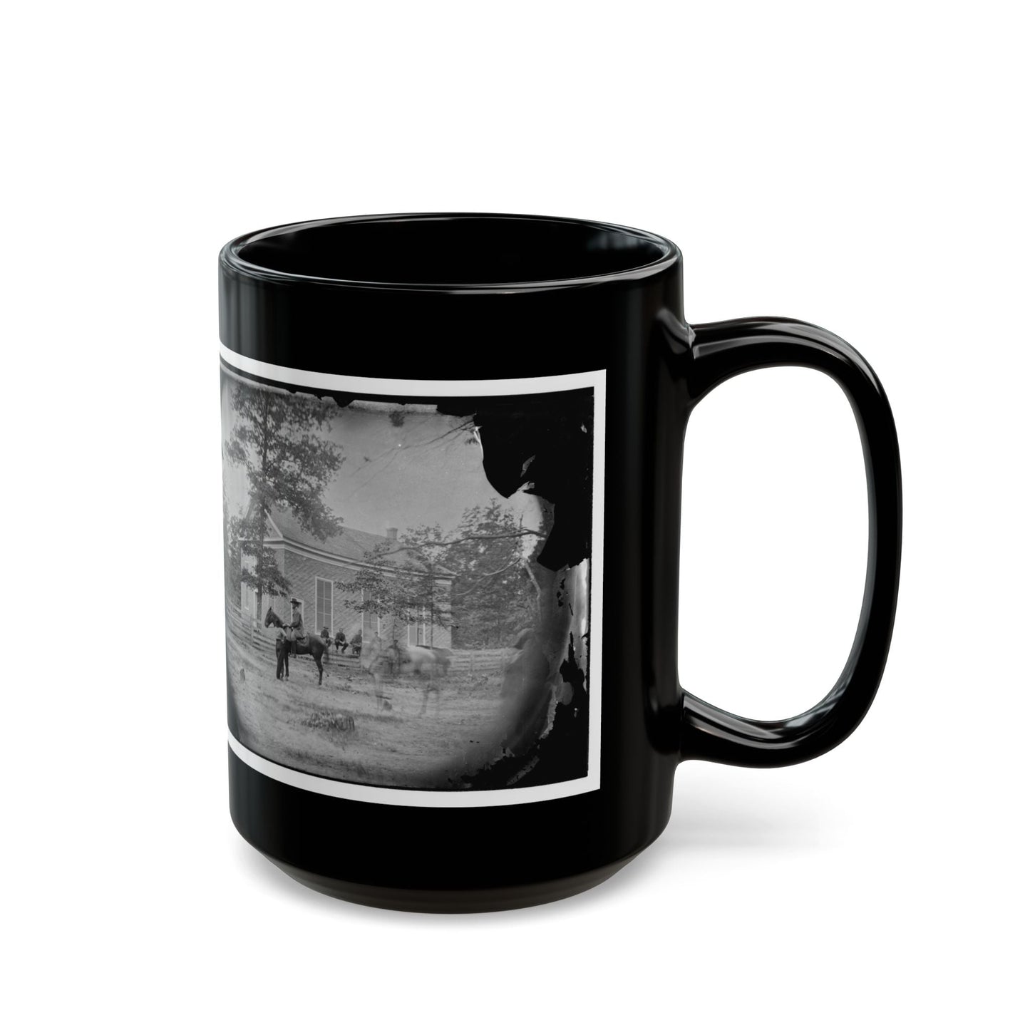 Bethel Church, Virginia. Headquarters Of General Ambrose Burnside (U.S. Civil War) Black Coffee Mug