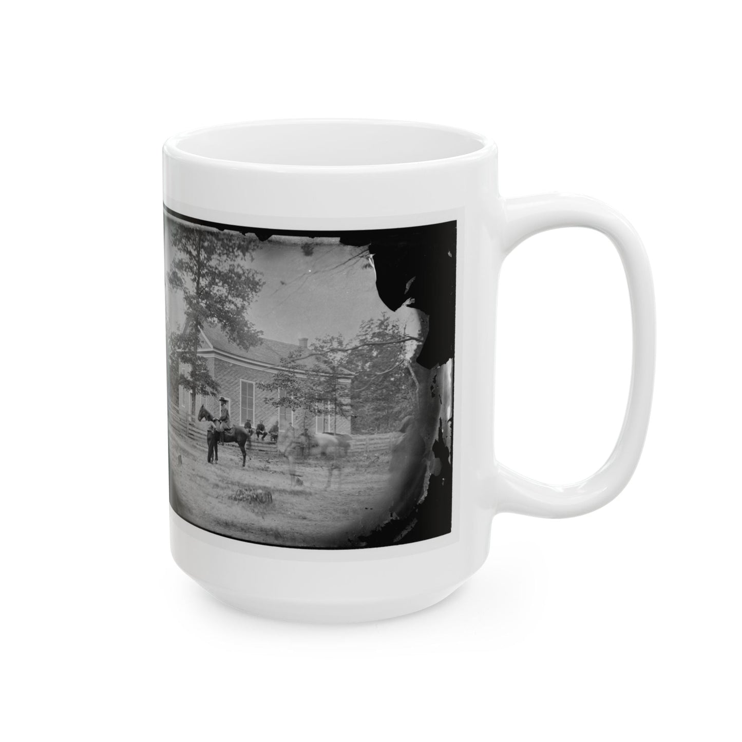 Bethel Church, Virginia. Headquarters Of General Ambrose Burnside (U.S. Civil War) White Coffee Mug