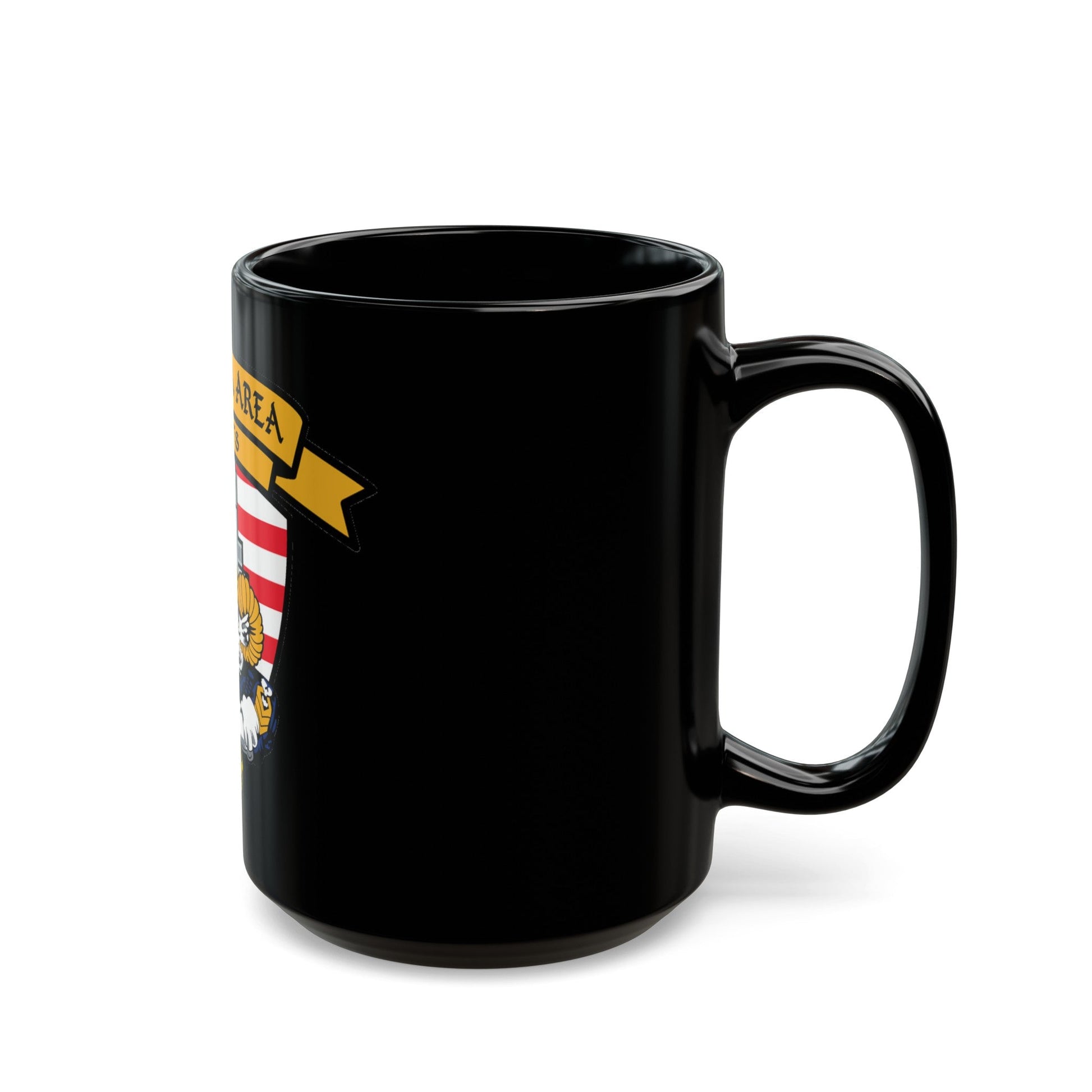 Bethesda Area Chiefs (U.S. Navy) Black Coffee Mug-The Sticker Space