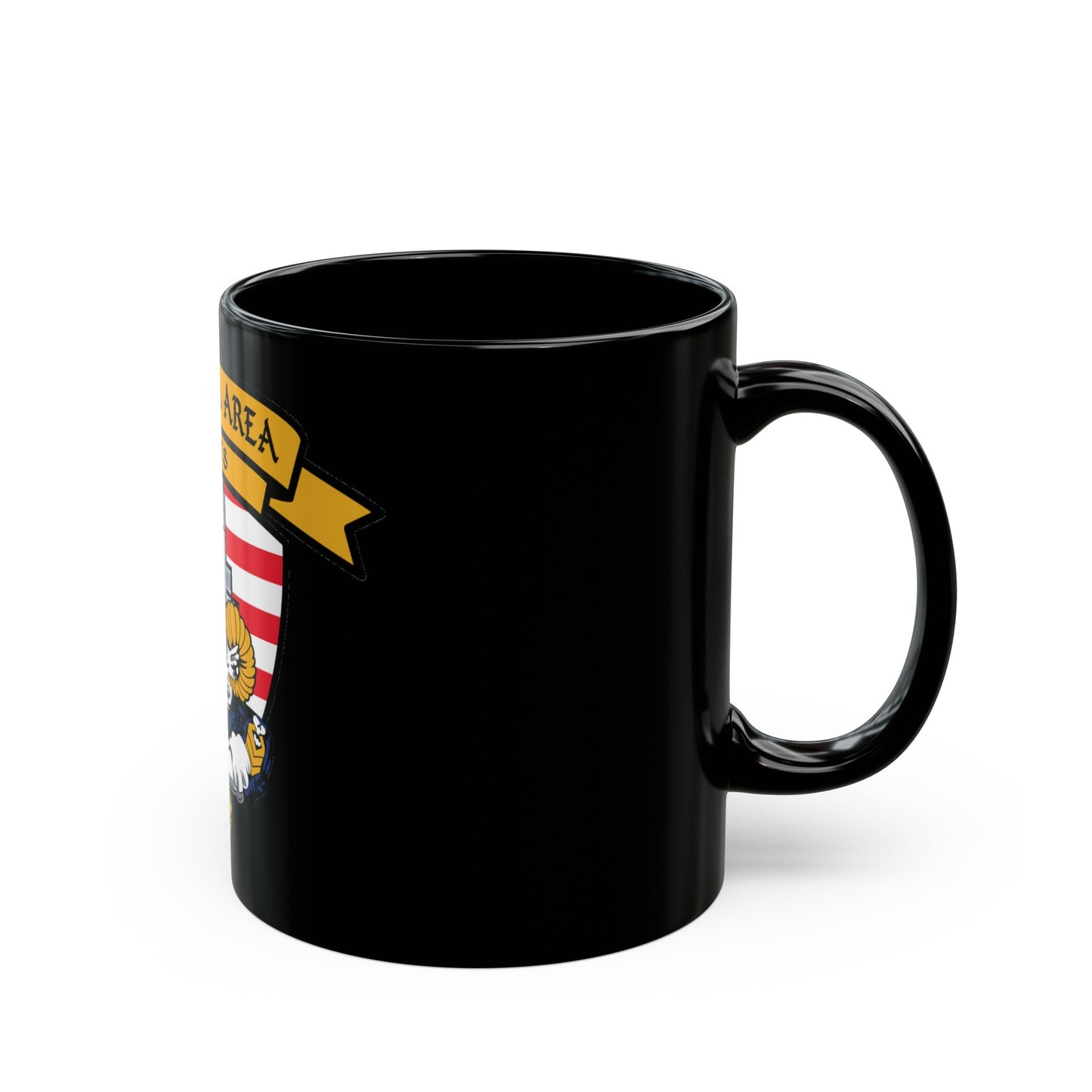 Bethesda Area Chiefs (U.S. Navy) Black Coffee Mug-The Sticker Space