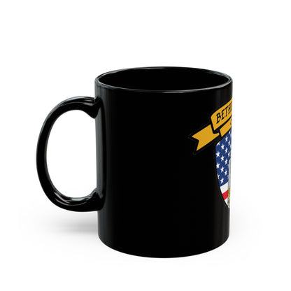 Bethesda Area Chiefs (U.S. Navy) Black Coffee Mug-The Sticker Space