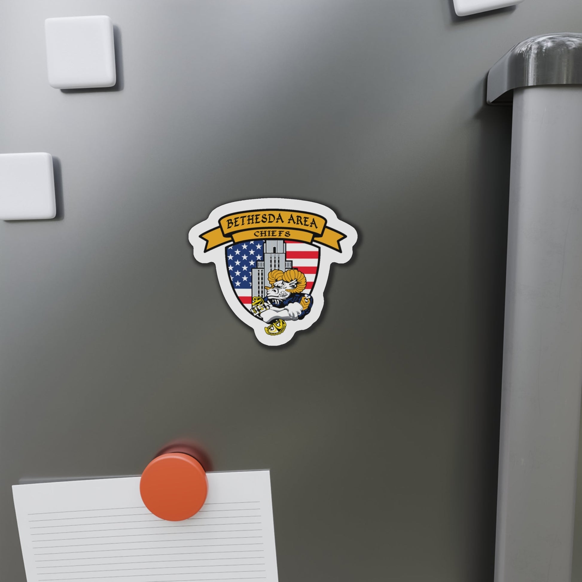 Bethesda Area Chiefs (U.S. Navy) Die-Cut Magnet-The Sticker Space