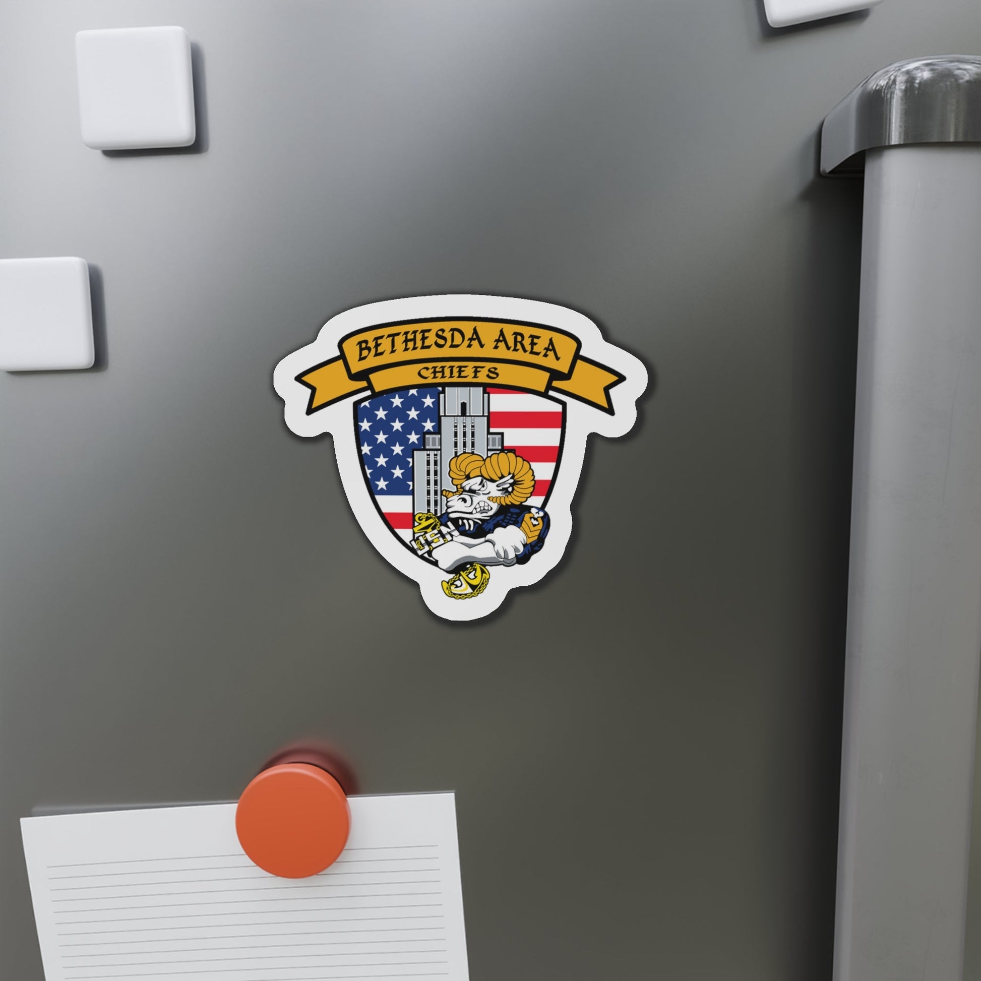 Bethesda Area Chiefs (U.S. Navy) Die-Cut Magnet-The Sticker Space