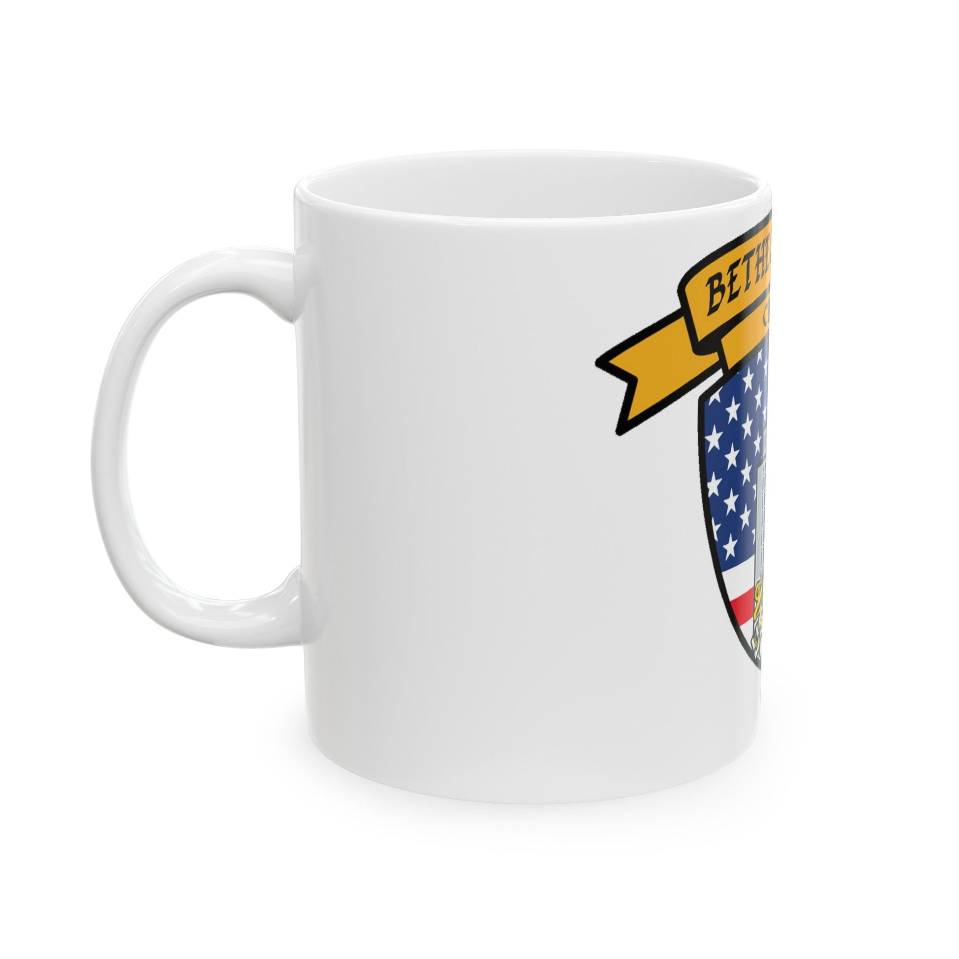 Bethesda Area Chiefs (U.S. Navy) White Coffee Mug-The Sticker Space