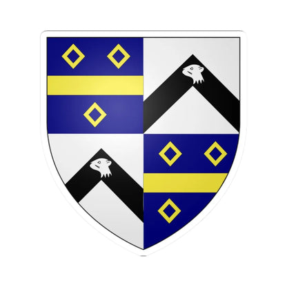 Bethune of Balfour arms (Scotland) (Coat of Arms) STICKER Vinyl Kiss-Cut Decal 2 Inch White - The Sticker Space