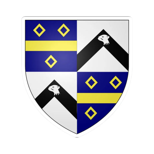 Bethune of Balfour arms (Scotland) (Coat of Arms) STICKER Vinyl Kiss-Cut Decal 2 Inch White - The Sticker Space