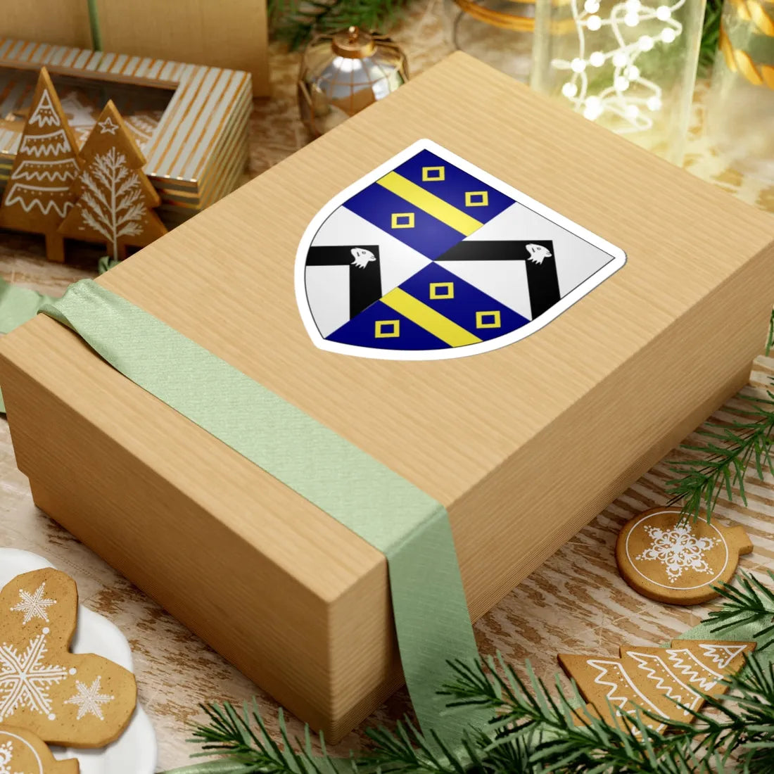 Bethune of Balfour arms (Scotland) (Coat of Arms) STICKER Vinyl Kiss-Cut Decal - The Sticker Space