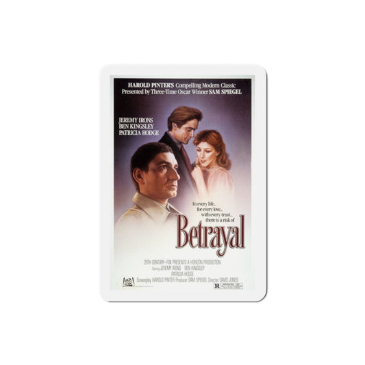 Betrayal 1983 Movie Poster Die-Cut Magnet-2" x 2"-The Sticker Space