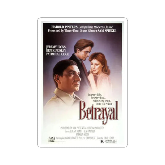 Betrayal 1983 Movie Poster STICKER Vinyl Die-Cut Decal 2 Inch - The Sticker Space