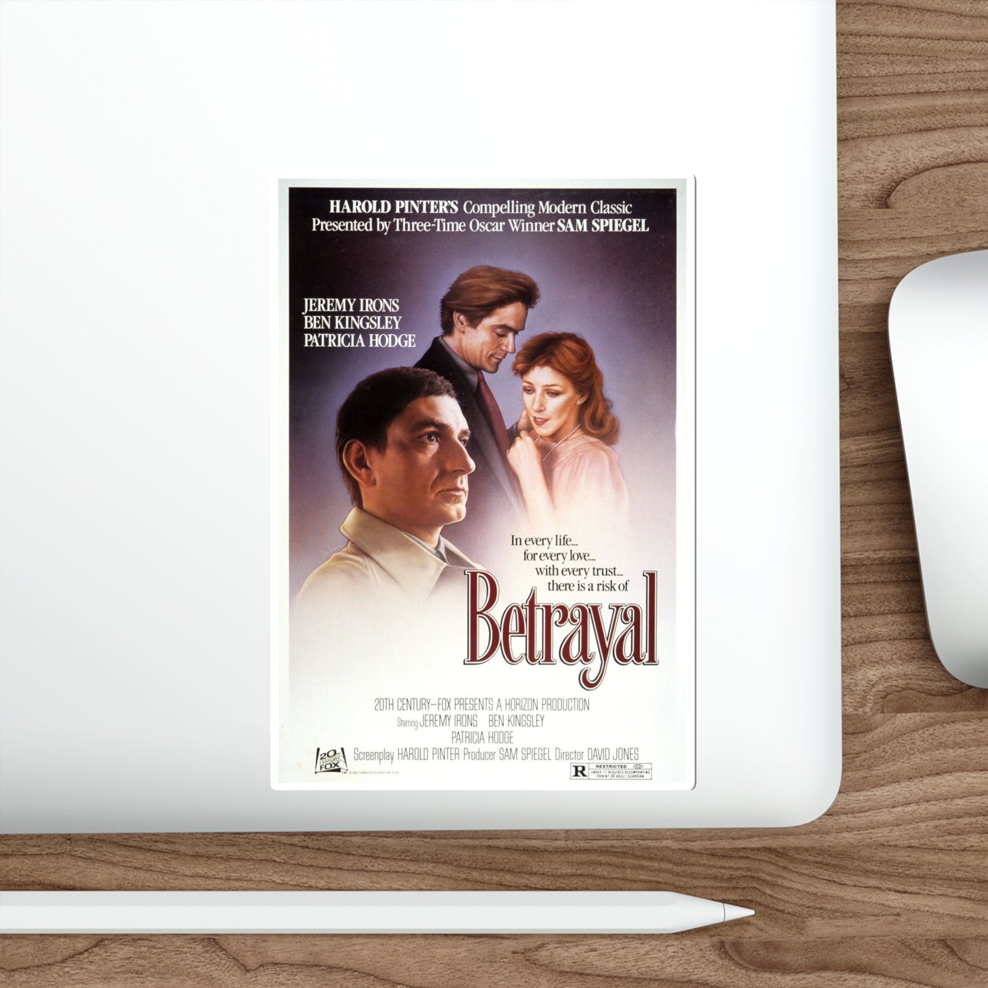 Betrayal 1983 Movie Poster STICKER Vinyl Die-Cut Decal-The Sticker Space