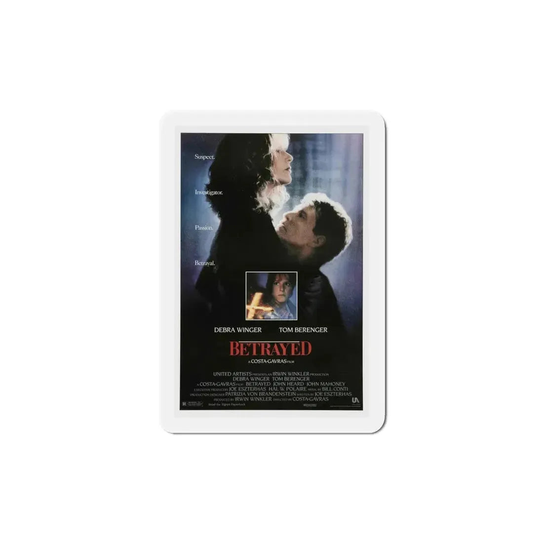 Betrayed 1988 Movie Poster Refrigerator Magnet 5 Inch - The Sticker Space
