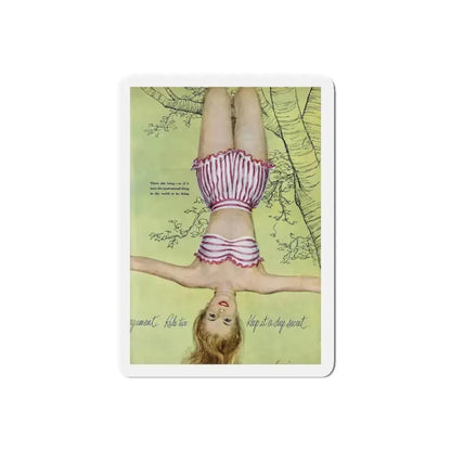 Betrayed, Good Housekeeping, October 1949 (Magazine Illustration) Refrigerator Magnet 6 Inch Die-Cut - The Sticker Space