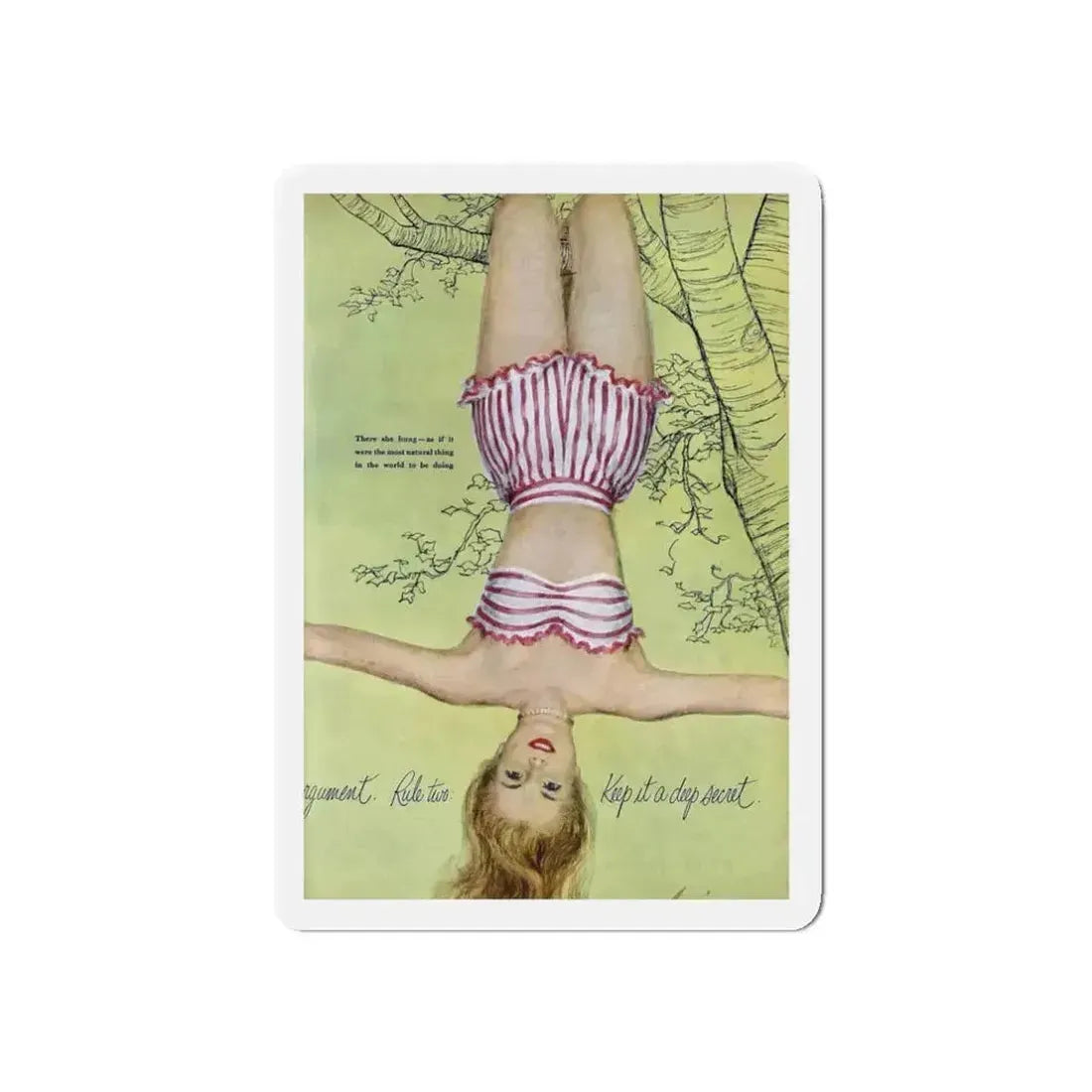 Betrayed, Good Housekeeping, October 1949 (Magazine Illustration) Refrigerator Magnet - The Sticker Space