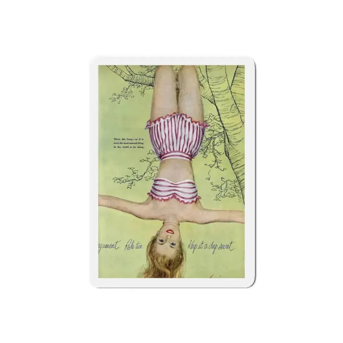 Betrayed, Good Housekeeping, October 1949 (Magazine Illustration) Refrigerator Magnet - The Sticker Space