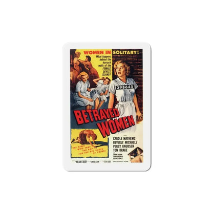 Betrayed Women 1955 Movie Poster Refrigerator Magnet - The Sticker Space