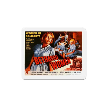 Betrayed Women 1955 v2 Movie Poster Refrigerator Magnet 4 Inch - The Sticker Space