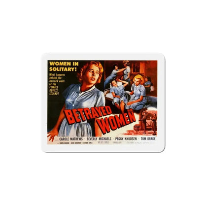 Betrayed Women 1955 v2 Movie Poster Refrigerator Magnet - The Sticker Space