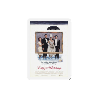 Betsys Wedding 1990 Movie Poster Die-Cut Magnet-3" x 3"-The Sticker Space