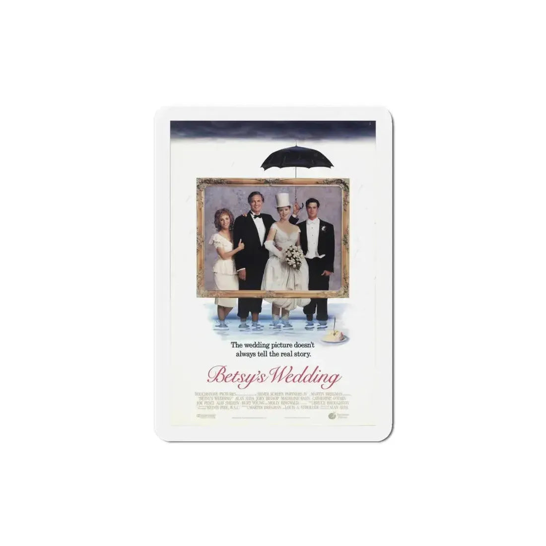 Betsys Wedding 1990 Movie Poster Refrigerator Magnet 4 Inch - The Sticker Space