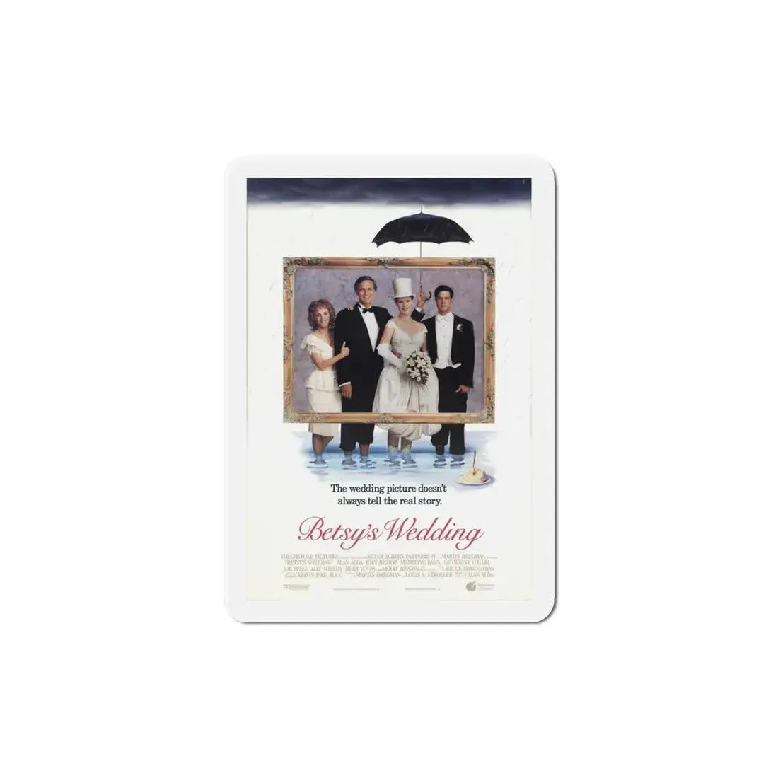 Betsys Wedding 1990 Movie Poster Refrigerator Magnet 6 Inch - The Sticker Space