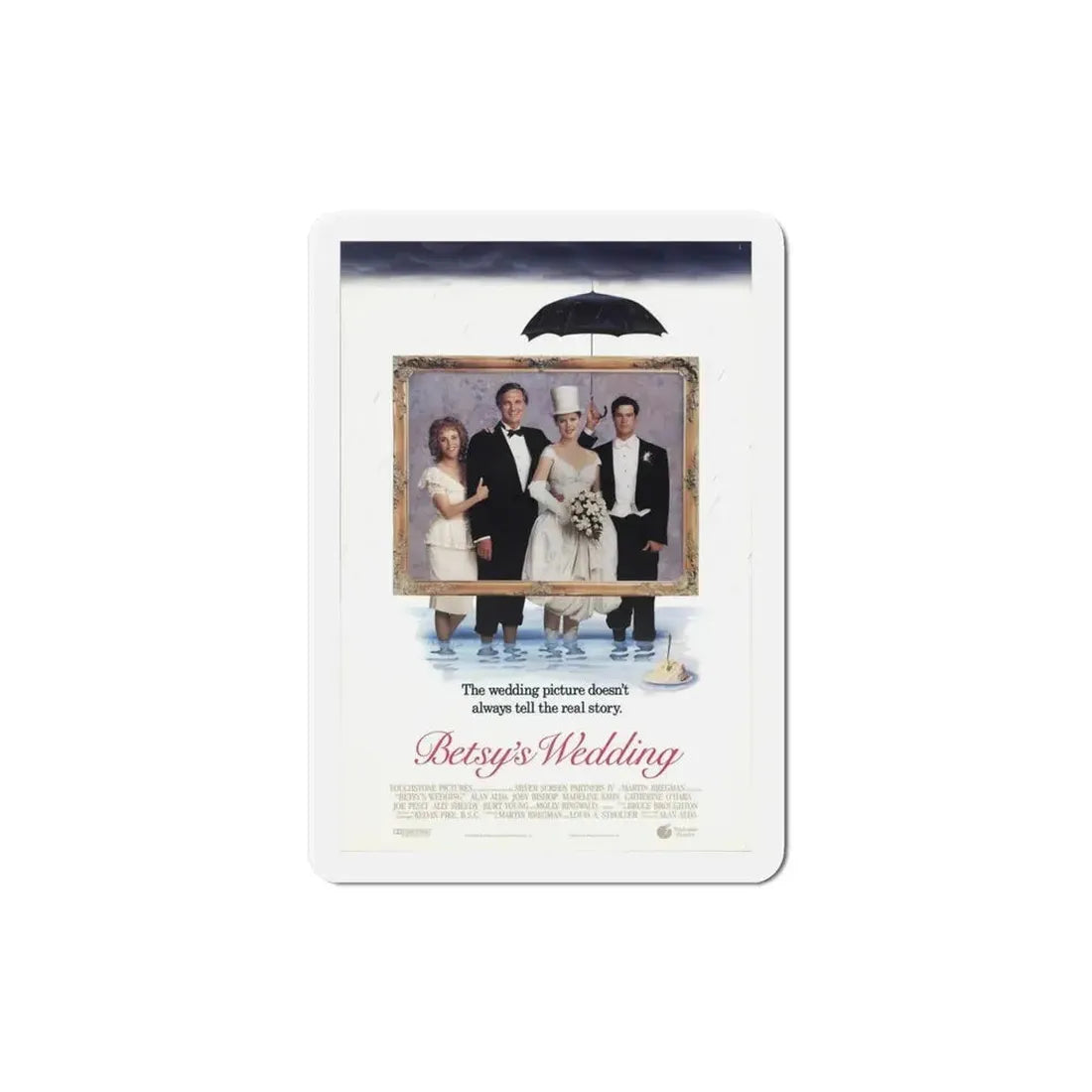 Betsys Wedding 1990 Movie Poster Refrigerator Magnet - The Sticker Space