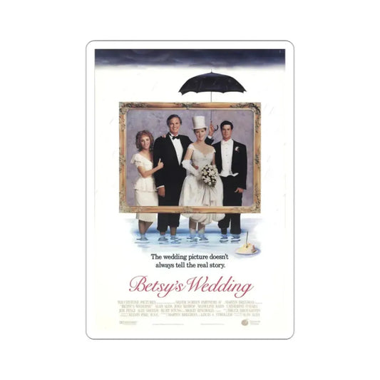 Betsys Wedding 1990 Movie Poster STICKER Vinyl Die-Cut Decal 2 Inch - The Sticker Space