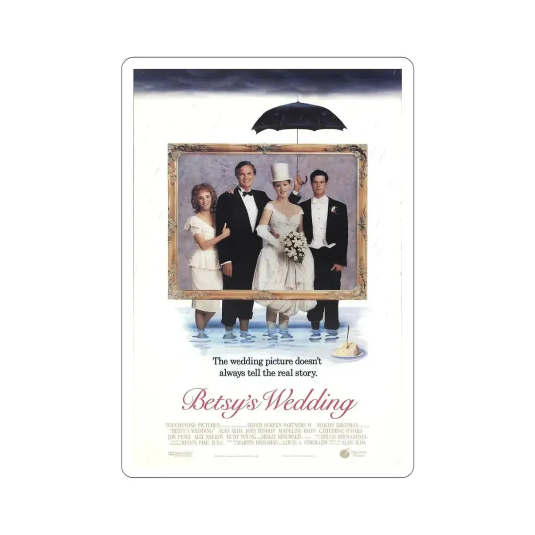 Betsys Wedding 1990 Movie Poster STICKER Vinyl Die-Cut Decal 6 Inch - The Sticker Space