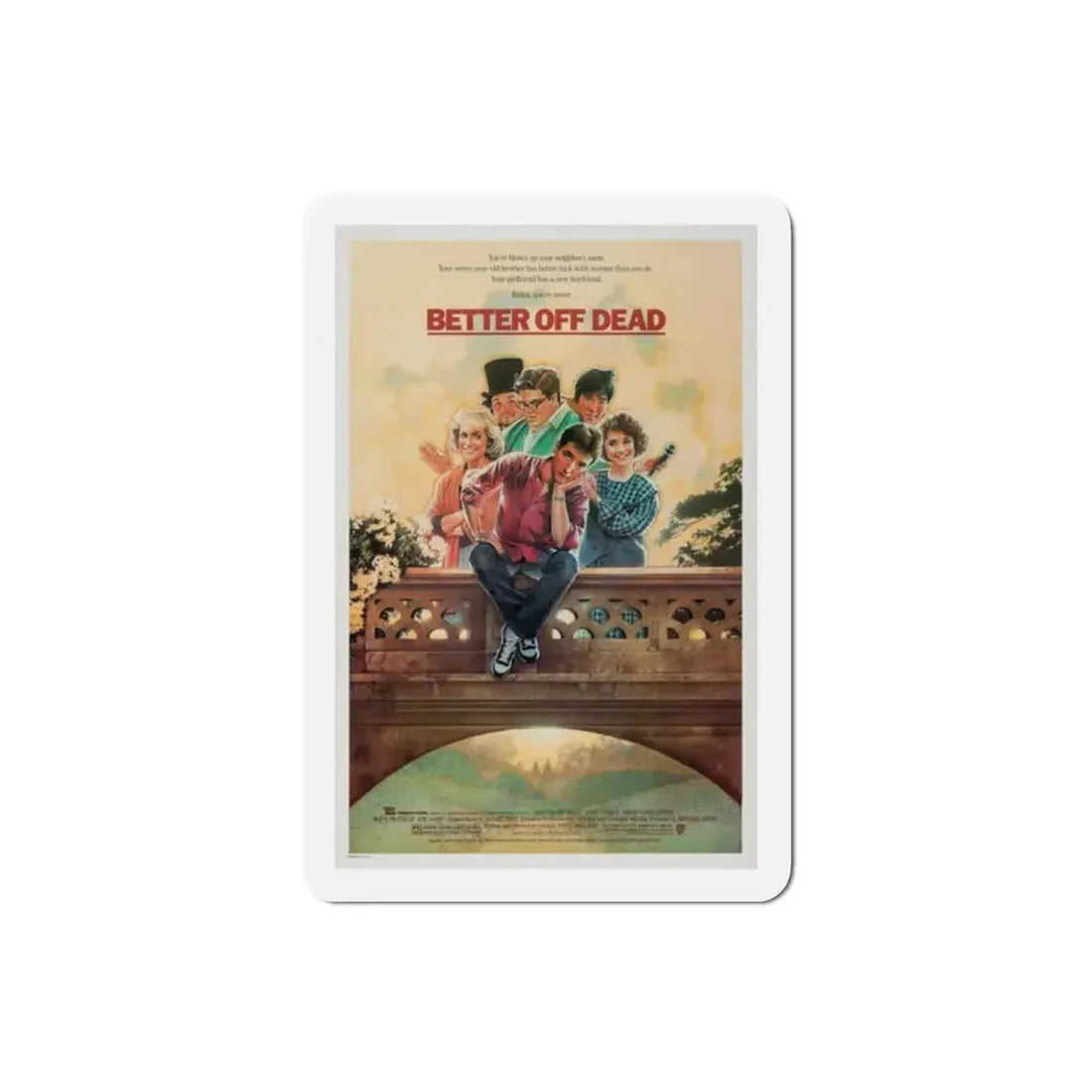 Better Off Dead 1985 Movie Poster Refrigerator Magnet - The Sticker Space