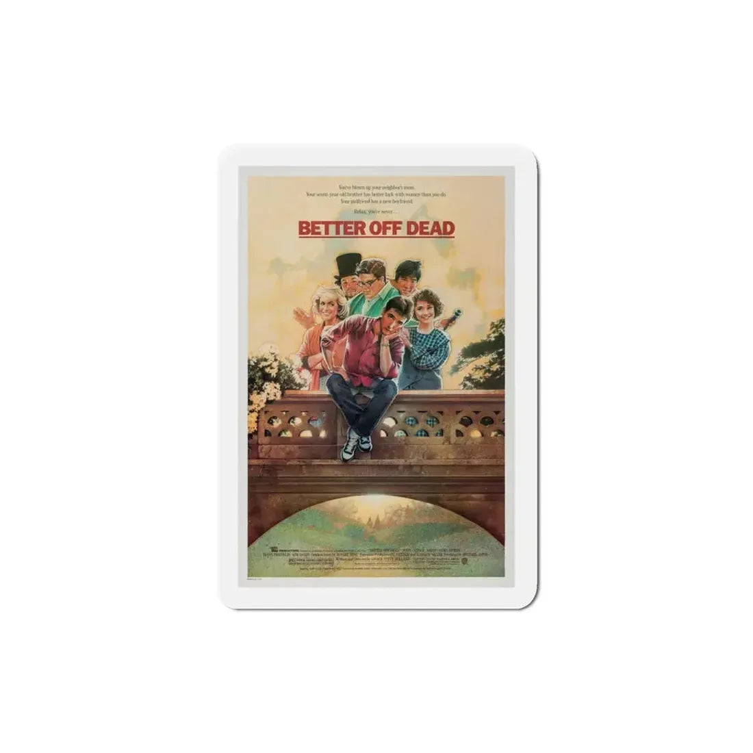 Better Off Dead 1985 Movie Poster Refrigerator Magnet - The Sticker Space