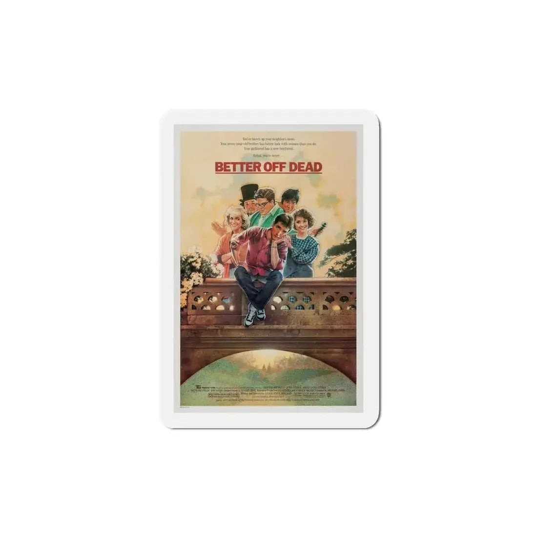 Better Off Dead 1985 Movie Poster Refrigerator Magnet - The Sticker Space