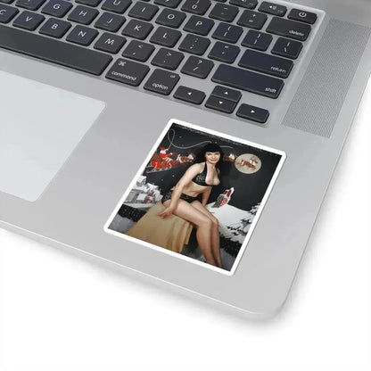 Bettie Page #101 (Vintage Female Icon) STICKER Vinyl Kiss-Cut Decal - The Sticker Space