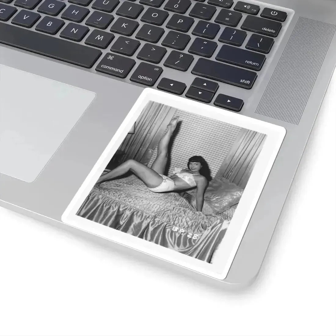 Bettie Page #102 (Vintage Female Icon) STICKER Vinyl Kiss-Cut Decal - The Sticker Space