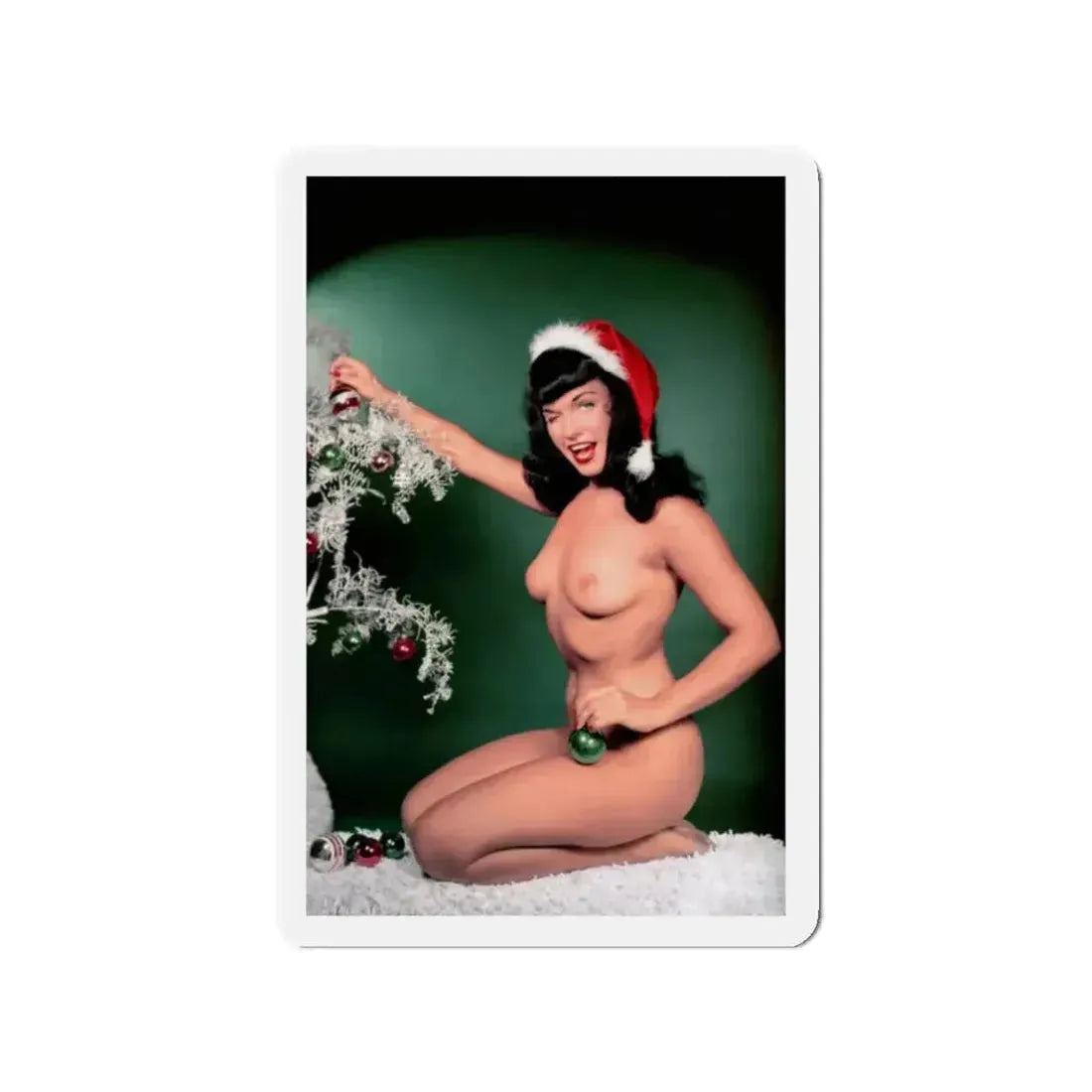 Bettie Page #106 - Playboy Photo Jan. '55 (Vintage Female Icon) Refrigerator Magnet - The Sticker Space
