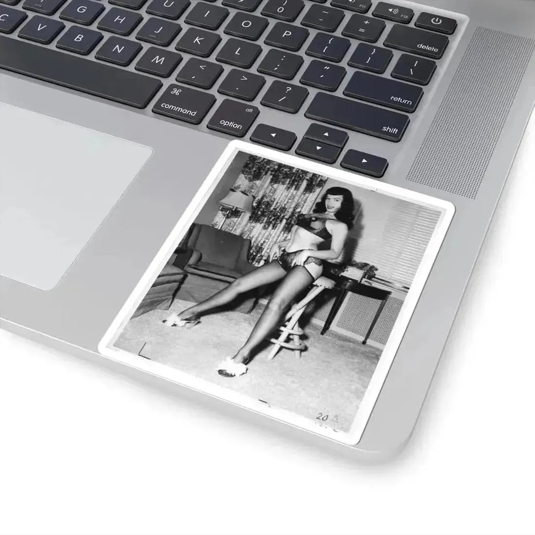 Bettie Page #114 (Vintage Female Icon) STICKER Vinyl Kiss-Cut Decal - The Sticker Space