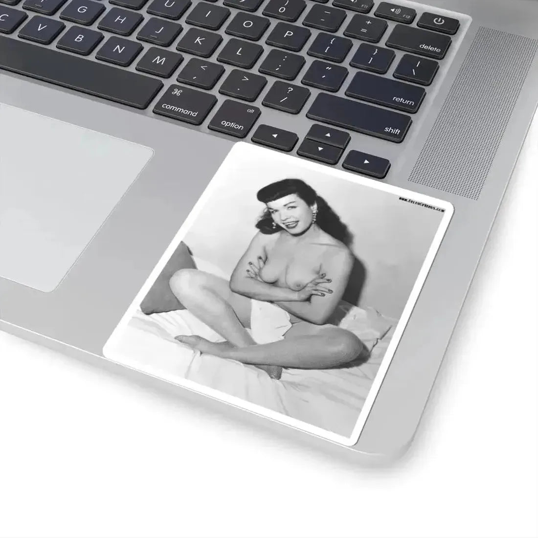 Bettie Page #151 (Vintage Female Icon) STICKER Vinyl Kiss-Cut Decal - The Sticker Space