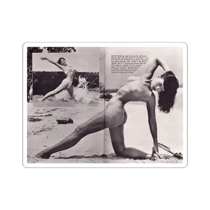 Bettie Page #172 (Vintage Female Icon) STICKER Vinyl Kiss-Cut Decal 6 Inch White - The Sticker Space
