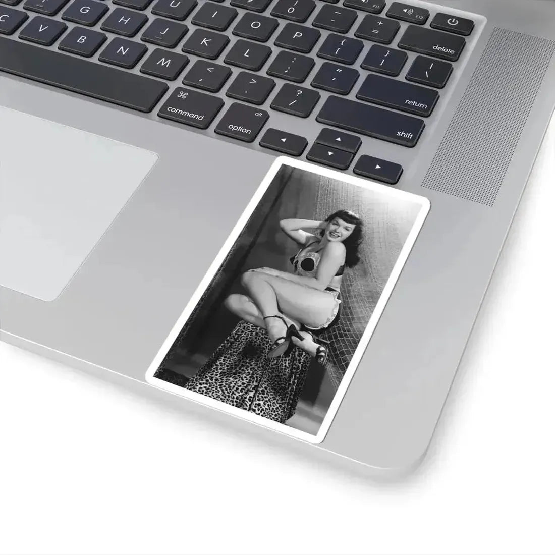 Bettie Page #182 (Vintage Female Icon) STICKER Vinyl Kiss-Cut Decal - The Sticker Space