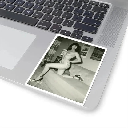 Bettie Page #207 (Vintage Female Icon) STICKER Vinyl Kiss-Cut Decal - The Sticker Space