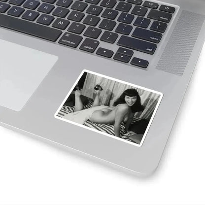 Bettie Page #212 (Vintage Female Icon) STICKER Vinyl Kiss-Cut Decal - The Sticker Space
