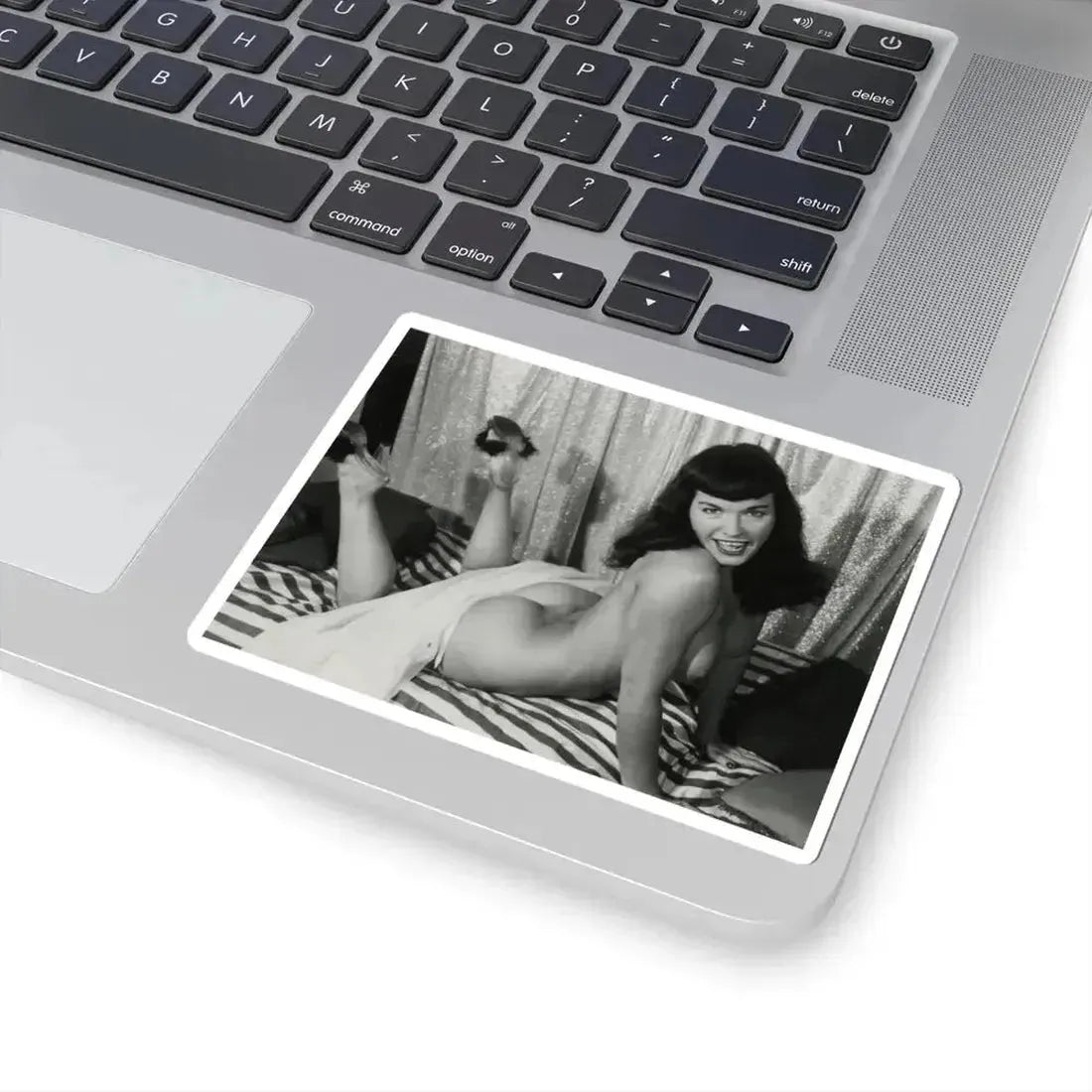 Bettie Page #212 (Vintage Female Icon) STICKER Vinyl Kiss-Cut Decal - The Sticker Space