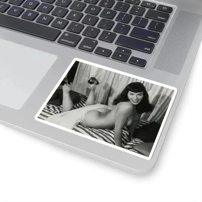 Bettie Page #212 (Vintage Female Icon) STICKER Vinyl Kiss-Cut Decal - The Sticker Space