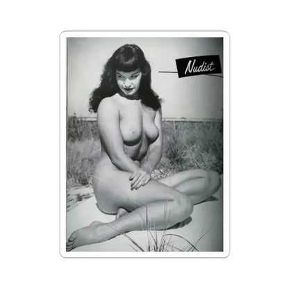 Bettie Page #248 (Vintage Female Icon) STICKER Vinyl Kiss-Cut Decal 2 Inch White - The Sticker Space