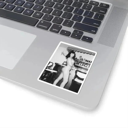 Bettie Page #45 (Vintage Female Icon) STICKER Vinyl Kiss-Cut Decal - The Sticker Space