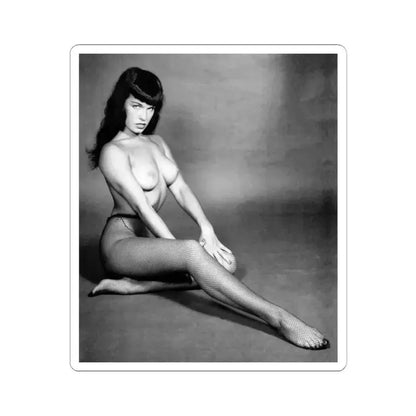 Bettie Page #455 (Vintage Female Icon) STICKER Vinyl Kiss-Cut Decal 2 Inch White - The Sticker Space