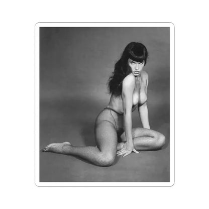 Bettie Page #456 (Vintage Female Icon) STICKER Vinyl Kiss-Cut Decal 2 Inch White - The Sticker Space