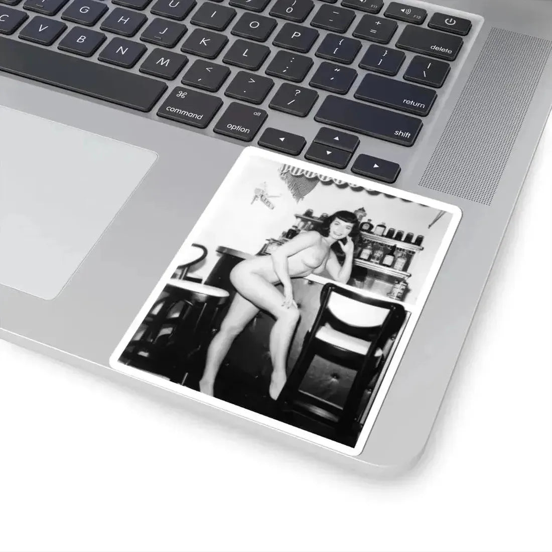 Bettie Page #46 (Vintage Female Icon) STICKER Vinyl Kiss-Cut Decal - The Sticker Space