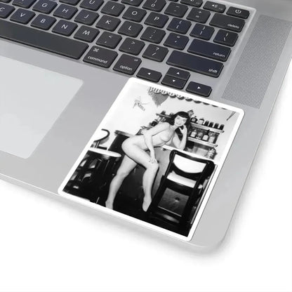 Bettie Page #46 (Vintage Female Icon) STICKER Vinyl Kiss-Cut Decal - The Sticker Space